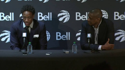 DeMar DeRozan says “I am Toronto” in Press Conference