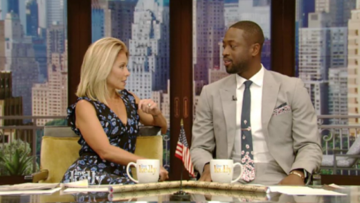 Dwyane Wade co-hosts Live with Kelly after signing with Bulls