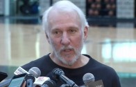 Gregg Popovich gets emotional about Tim Duncan’s retirement