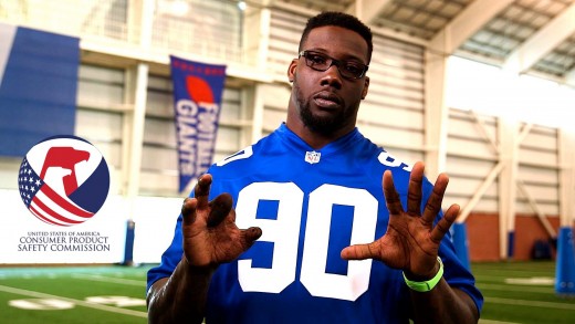 Jason Pierre-Paul gives fireworks safety PSA