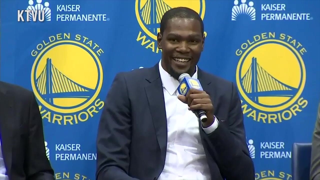 Kevin Durant says he needed to look Steph Curry in his eyes