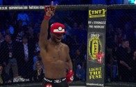 Michael Page with a Savage “Pokemon Go” Celebration after KO