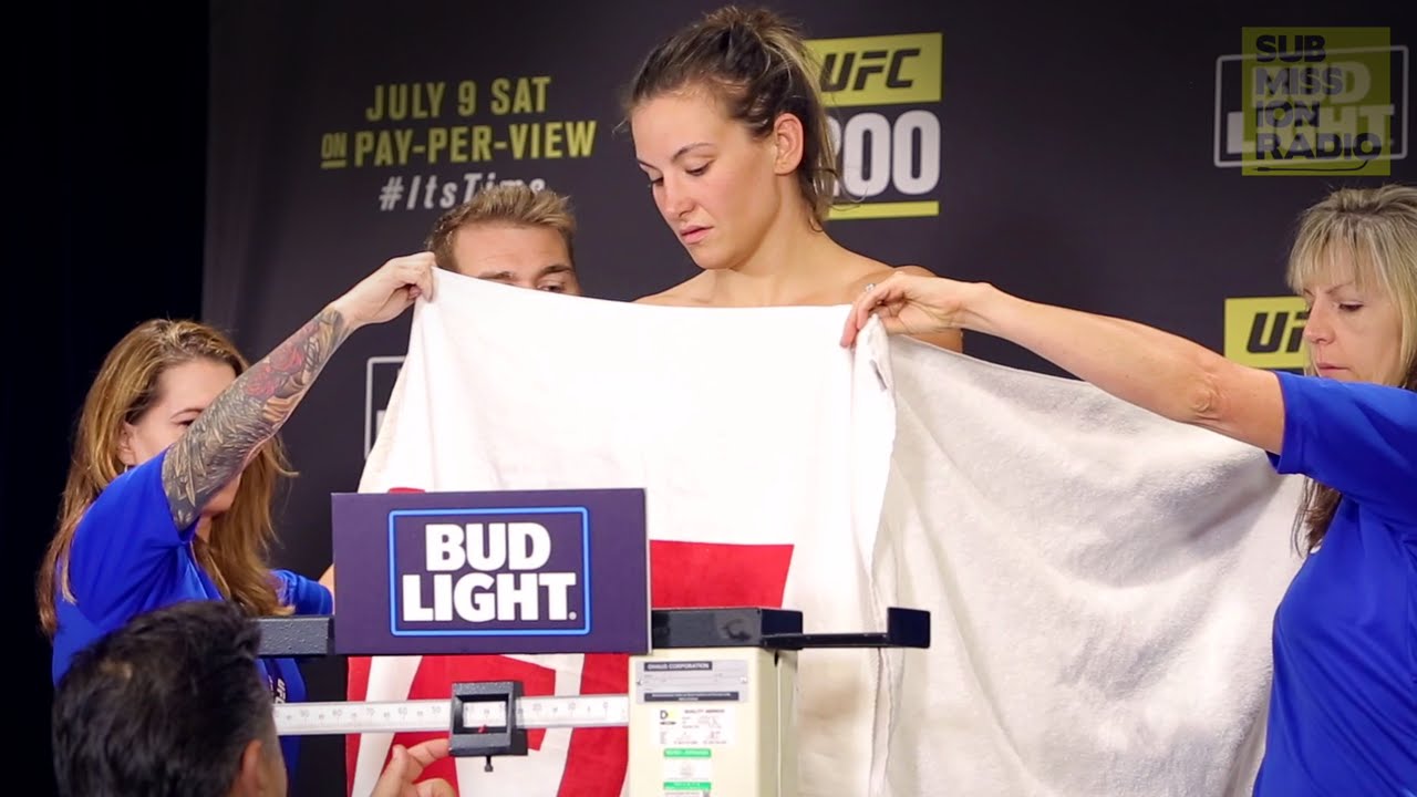 Miesha Tate had to strip nude in order to make UFC 200 weight