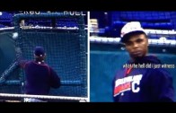 Rajai Davis with the best reaction ever to BP Pitch fail
