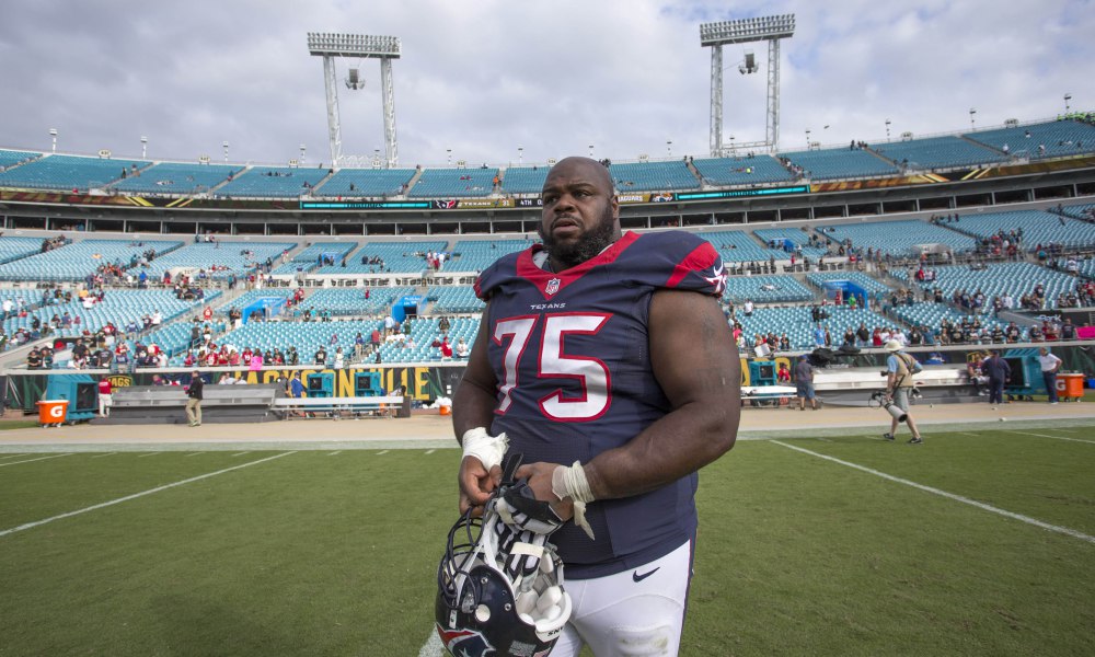 Vince Wilfork behind the scenes at ESPN's body issue photoshoot