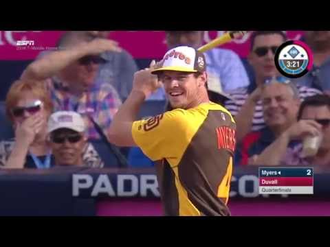 Wil Myers hit by pitch during the Home Run Derby