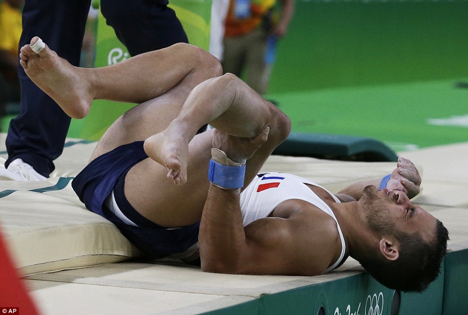 VIEWER WARNING: French gymnast brutally breaks leg on Day 1 of Rio Olympics