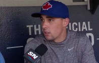 Aaron Sanchez speaks on being optioned by the Toronto Blue Jays