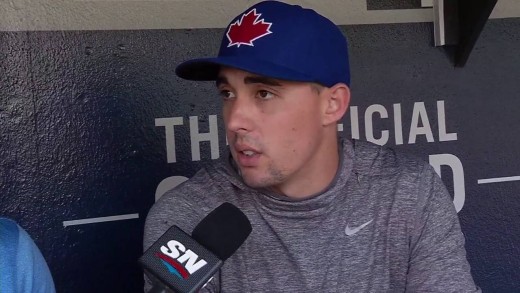 Aaron Sanchez speaks on being optioned by the Toronto Blue Jays