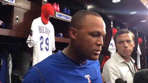 Adrian Beltre reacts to Prince Fielder’s retirement