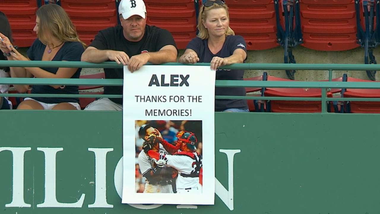 Alex Rodriguez receives boo's from Fenway Faithful for the final time
