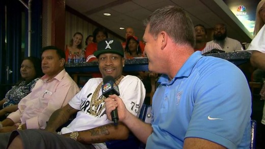 Allen Iverson attends Phillies game & talks Philadelphia community efforts