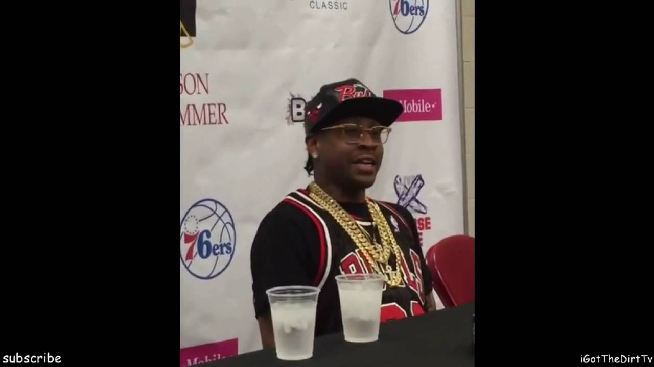 Allen Iverson with a classic response when asked about Practice