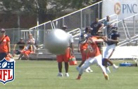 Bears throw Yoga Balls at their QBs during Training Camp