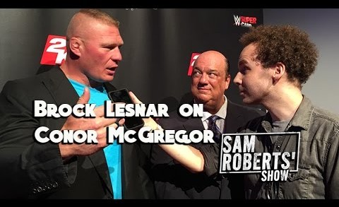 Brock Lesnar says he “Takes Shits Bigger Than Conor McGregor”