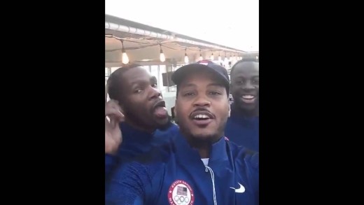 Carmelo Anthony roasts his USA teammates on SnapChat