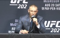 Conor McGregor calls Nate Diaz “One Tough Motherfucker” in Post Fight Press Conference