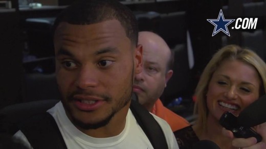 Dak Prescott speaks on stepping into starting QB role for Cowboys