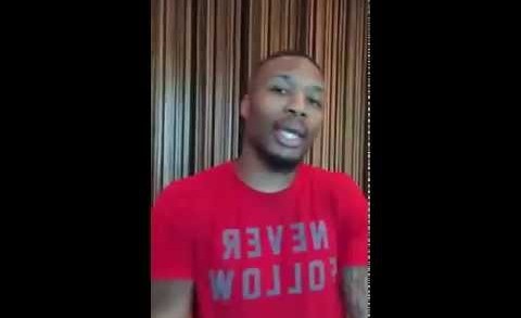 Damian Lillard brings the heat on freestyle over “So Gone”