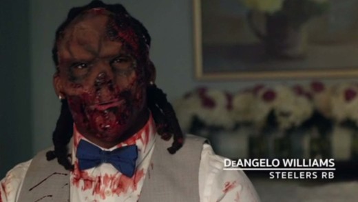 DeAngelo Williams has a Walking Dead wedding