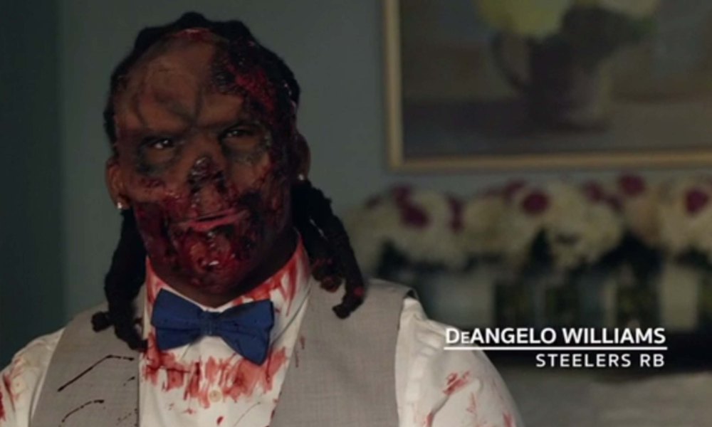 DeAngelo Williams has a Walking Dead wedding