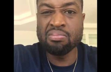Dwyane Wade drops a freestyle for the “So Gone Challenge”