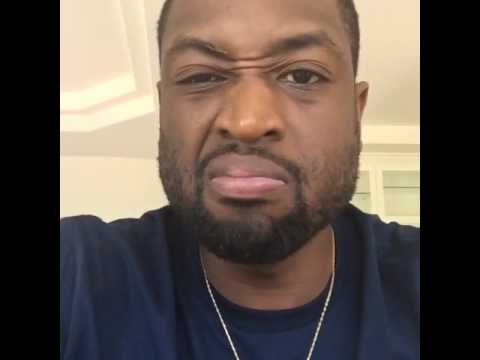 Dwyane Wade drops a freestyle for the 