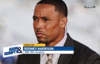Former NFL safety Rodney Harrison shows how to tackle