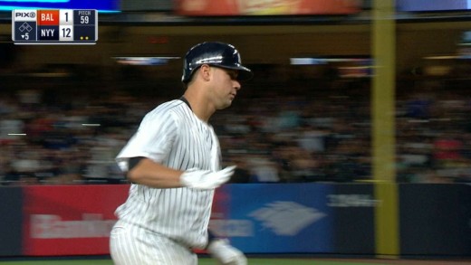 Gary Sanchez becomes quickest Yankee ever to 10 home runs