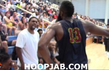 James Harden gets hilariously heckled for flopping in the Drew League