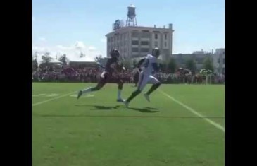 Josh Norman gets burned by Pierre Garcon at Redskins camp