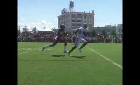 Josh Norman gets burned by Pierre Garcon at Redskins camp