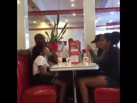 Kobe Bryant gives death stare to person filming his family meal