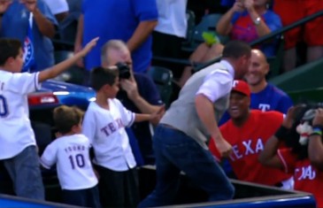 Michael Young nearly punches masked Elvis Andrus