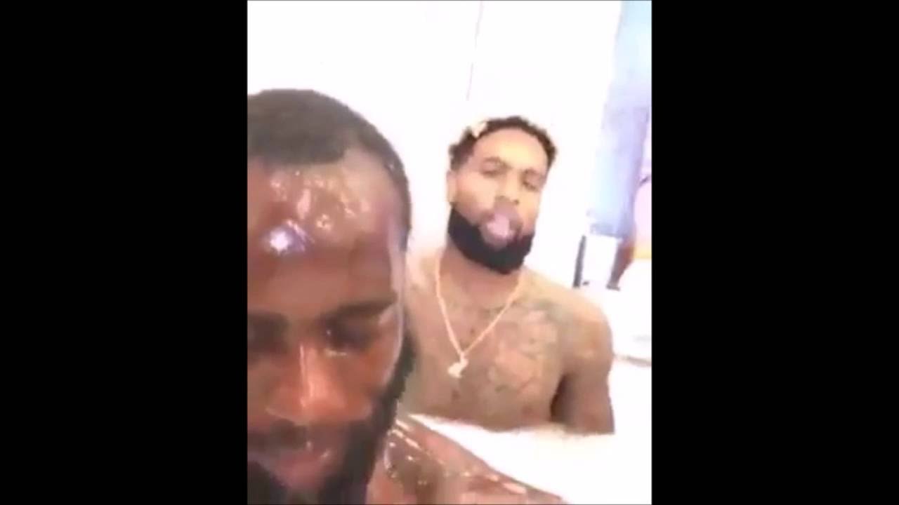 Odell Beckham sings Marvin Gaye in a hot tub with teammate