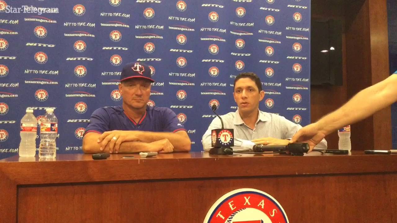 Rangers Jeff Banister & Jon Daniels discuss Prince Fielder's retirement