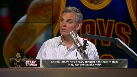 Colin Cowherd backs LeBron James on his police brutality concerns