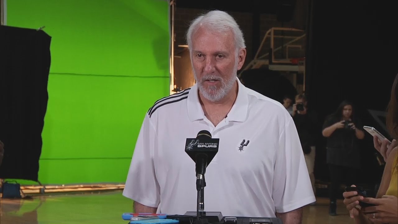 Gregg Popovich speaks on police brutality issues at Spurs Media Day
