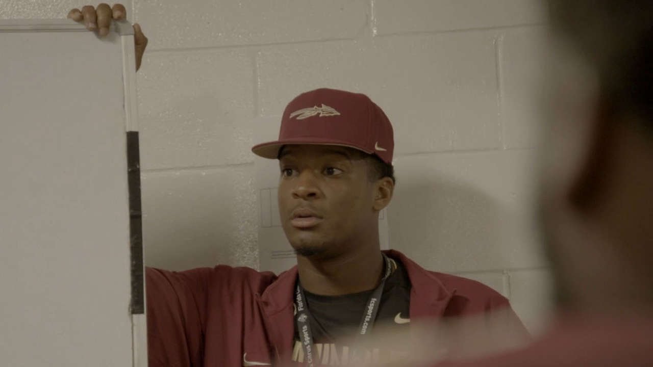 Jameis Winston fires up Florida State with Ole Miss vs FSU half time speech