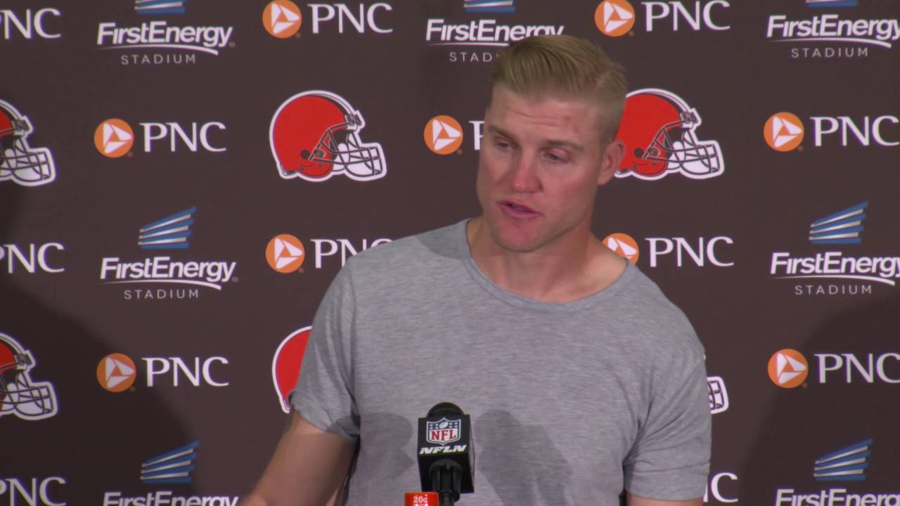 Josh McCown with an amazing answer on playing injured