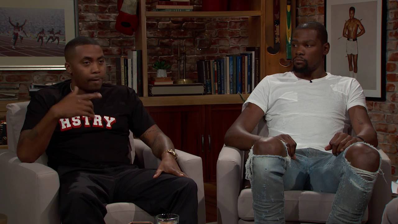 Kevin Durant & Nas speed round interview with Bill Simmons