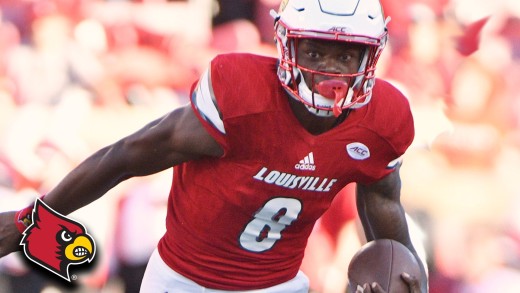 Lamar Jackson scores 8 TD’s for the Louisville Cardinals