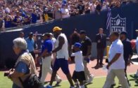 Los Angeles Rams fans chant “Kobe” at LeBron James