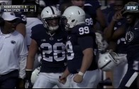 Penn State’s 260 LB kicker lays a bone crushing hit