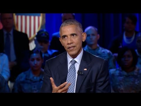 President Obama discusses Colin Kaepernick's anthem protest
