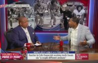 Ray Lewis says he was Praying & not Kneeling During the National Anthem