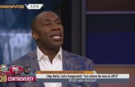 Shannon Sharpe is perplexed by Chip Kelly’s latest remarks on Colin Kaepernick