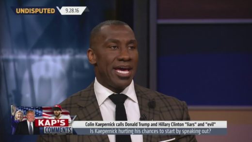 Shannon Sharpe & Skip Bayless debate why Colin Kaepernick is not a starter