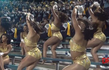 Southern University brings out the Marching Band & Dancing Dolls to Drake “Controlla”