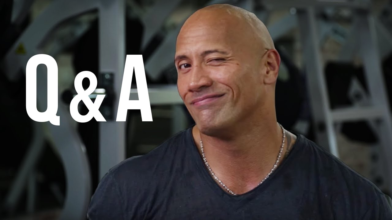 The Rock answers fan questions from YouTube